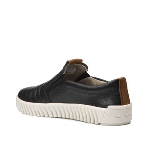 Tênis Pegada Feminino em Couro Preto