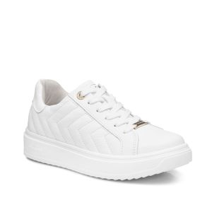 Tênis Pegada Feminino em Couro Branco 211301-01