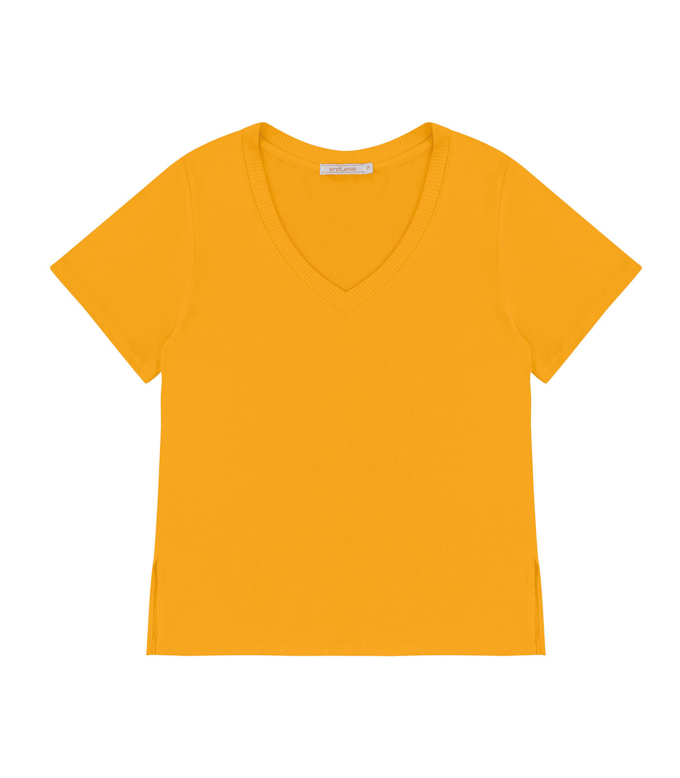 Blusa Feminina Decote V Endless Amarelo