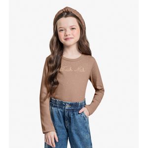 Blusa Manga Longa Trick Nick Marrom