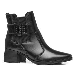 Bota Pegada Feminina em Couro Preto 282351-05