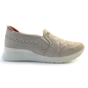 Tênis Slip On Feminino Kolosh Creme C3159