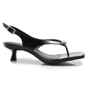Sandália de Salto Feminina Cazzualen Preto T5217-151