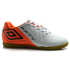 Chuteira de Futsal Infantil Umbro Fifty do 30 ao 36 Cinza U07FB00350