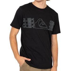 Camiseta Quiksilver Big Block Preto