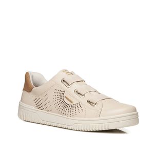 Tênis Pegada Feminino em Couro Off White 211802-02