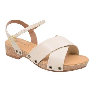 Sandália Salto Beira Rio Branco Off Feminino