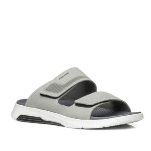 Chinelo Pegada Masculino em Couro Silver 134704-09