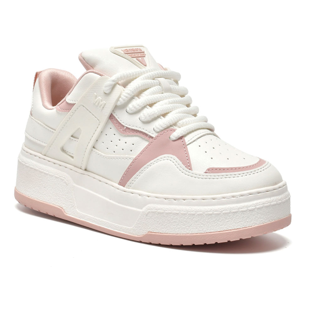 Tênis Feminino Casual Via Marte  Rosa 304-001-13