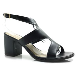 Sandália de Salto Bloco Feminina Ramarim Preto 2531205